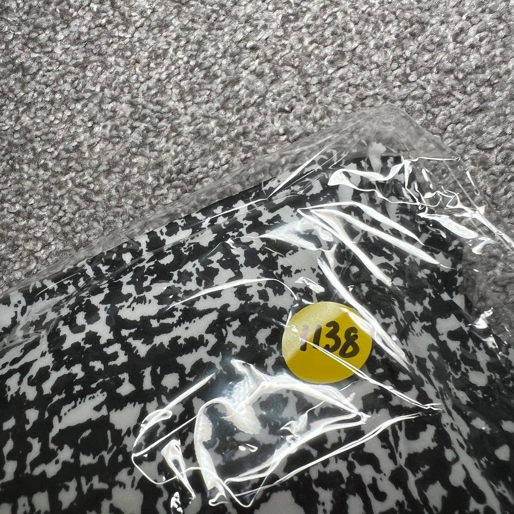 Maxine of Hollywood Black & White Abstract Print Tankini Top Women's Size 12 Y2K - Picture 9 of 9